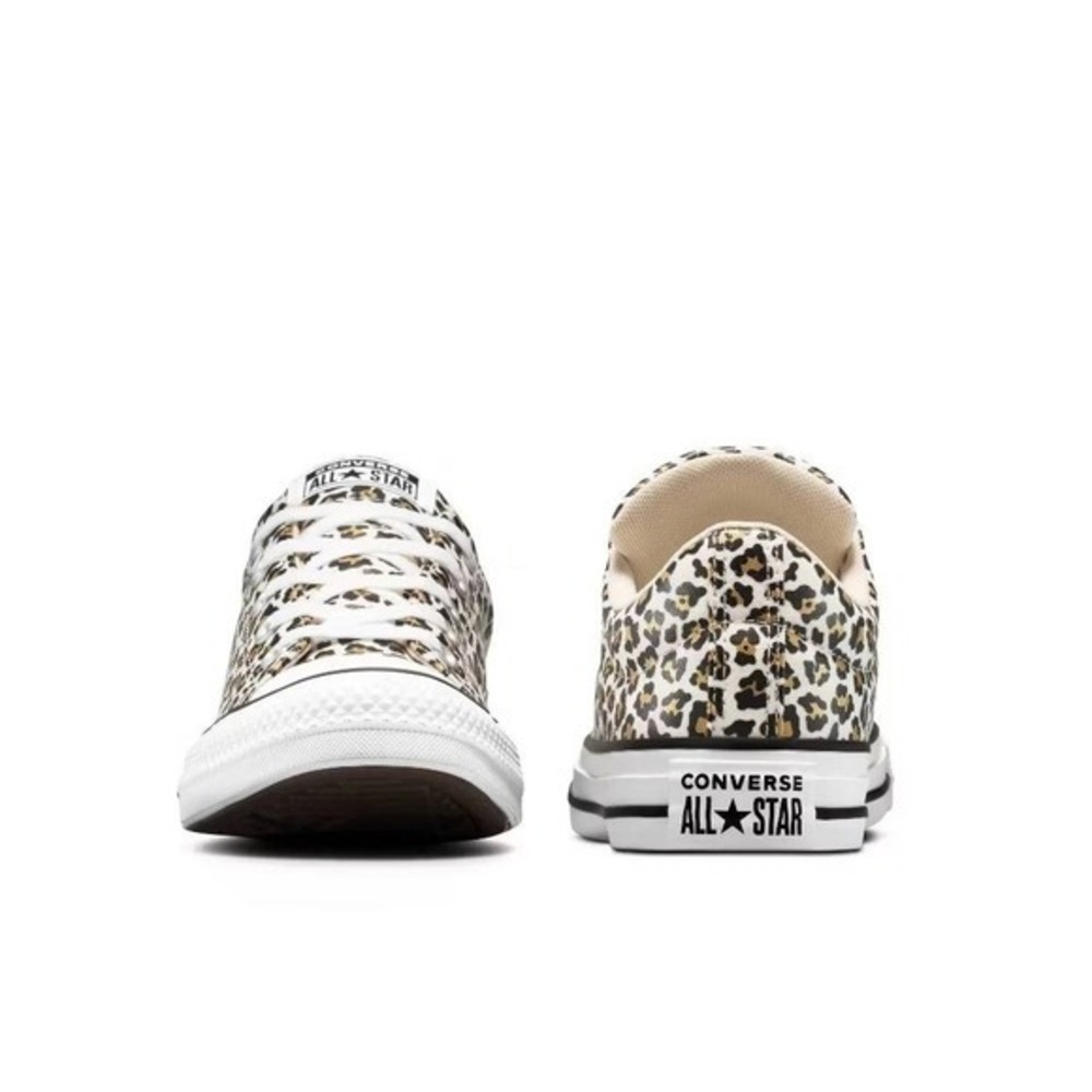 Converse Chuck Taylor All Star Street Sneaker Women 9.5, M7.5 Low Cheetah Canvas - Picture 3 of 8